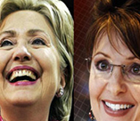 Hillary Clinton and Sarah Palin