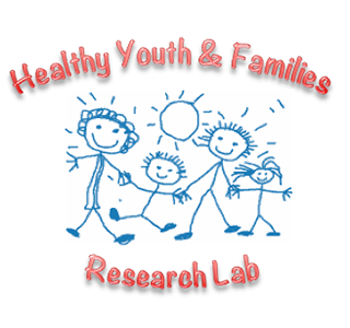 Healthy Youth & Families with stick figure family